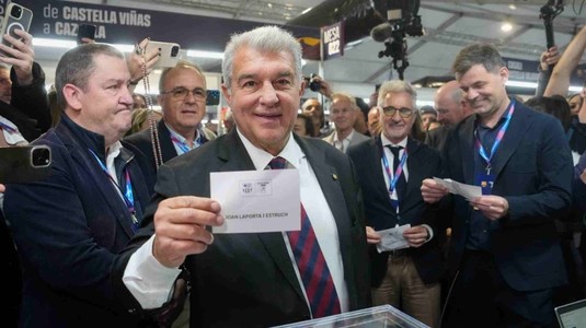 Joan Laporta a fost reales preşedinte al clubului FC Barcelona. Victorie clară în faţa contracandidatului său