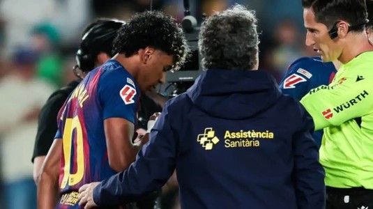 Alertă în naţionala Spaniei înaintea Mondialului. Yamal a marcat în poarta lui Ionuţ Radu şi a părăsit terenul accidentat