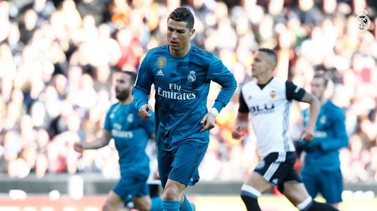 VIDEO | Valencia - Real 1-4. Victorie importantă pentru madrileni, Ronaldo a reuşit o "dublă"
