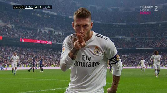 Real Madrid - Leganes 4-1. Campioana Europei a întors după pauză. Bale, Benzema şi Ramos din nou printre marcatori