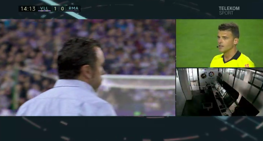 VIDEO | Moment incredibil la Valladolid - Real Madrid. Arbitrul aştepta decizia VAR, dar în cameră nu era nimeni! Ce decizie a fost luată