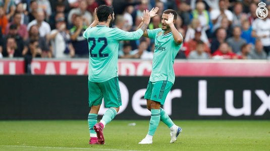 VIDEO | Primul gol al lui Hazard pentru Real Madrid. Belgianul a marcat spectaculos în meciul cu Salzburg