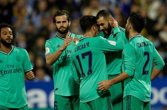 VIDEO | Real Madrid, victorie facilă în Cupa Spaniei. A făcut show cu Zaragoza. "Galacticii" s-au calificat în sferturile de finală