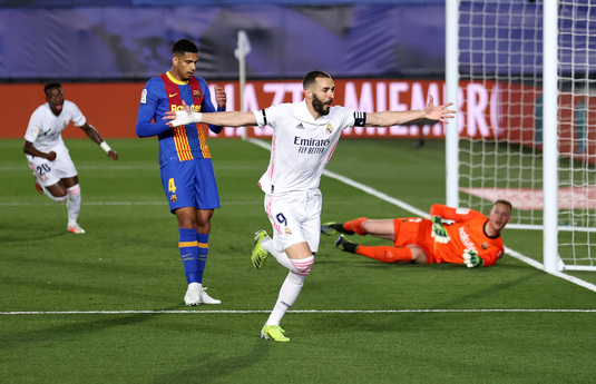 VIDEO Real Madrid - Barcelona 2-1. Madrilenii câştigă El Clasico şi urcă pe primul loc în La Liga! Benzema şi Kroos au marcat golurile victoriei blanco