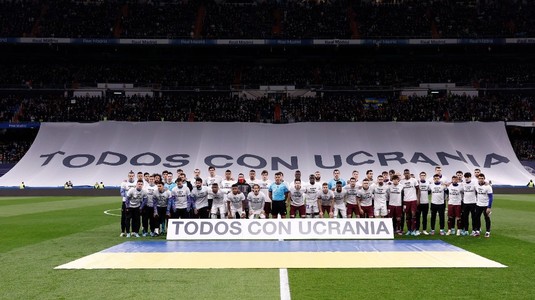 Real Madrid a donat pentru Ucraina. Ce sumă uriaşă a oferit liderul din La Liga