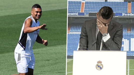 Casemiro, cu ochii în lacrimi la despărţirea de Real Madrid. Brazilianul a primit o surpriză din partea lui Florentino Perez