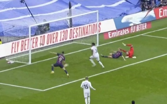 Lewandowski, ratare monumentală cu poarta goală într-un moment crucial din Real Madrid - Barcelona! 