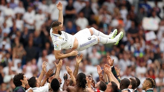 "O specie pe cale de dispariţie". Presa internaţională, omagii pentru Benzema după ultimul meci jucat de francez pentru Real Madrid
