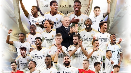 Real Madrid, pentru a 36-a oară campioana Spaniei