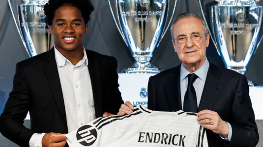 FOTO | Brazilianul Endrick, prezentat la Real Madrid!