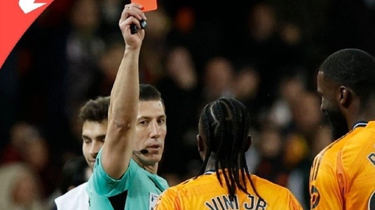 VIDEO | S-a luat decizia! Vinicius a fost suspendat după eliminarea de la partida cu Valencia