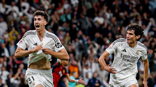 Statistică halucinantă în La Liga. Detaliul incredibil din Real Madrid - Mallorca. ”Galacticii”, salvaţi la ultima fază de un puşti