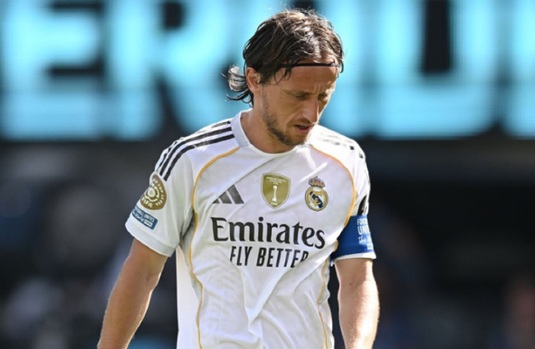 Final de drum. Modric a jucat ultimul său meci pentru Real Madrid. Croatul va merge în Serie A
