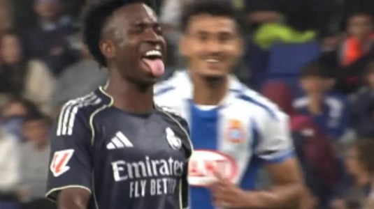 VIDEO | "Eşti un idiot, vei retrograda". Vinicius şi-a provocat şi şi-a jignit din nou un adversar: "Eşti un prost. Îmi vei cere tricoul şi nu ţi-l voi da"