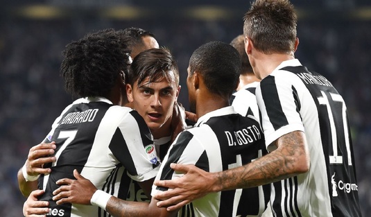Juventus a învins Sampdoria, scor 3-0, şi are un avans de şase puncte faţă de Napoli în fruntea clasamentului Serie A
