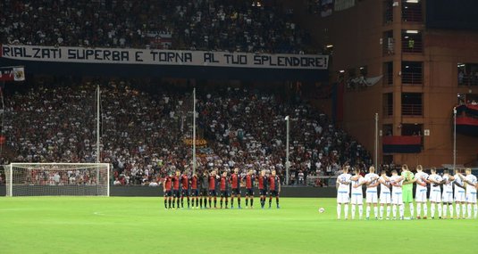 43 de minute de tăcere! Gest de milioane în Serie A: de ce ultraşii au urmărit o repriză întreagă din Genoa - Empoli pe "mute"