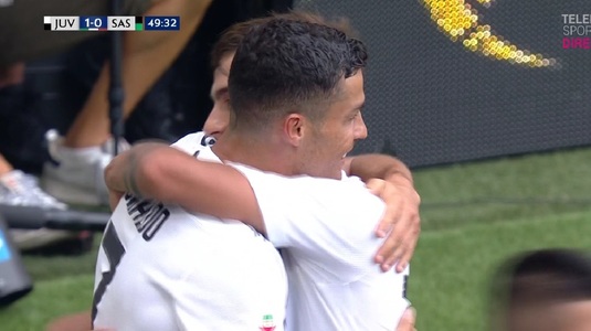 VIDEO | GOOOOOOL Ronaldo! CR7 a spart gheaţa la Juventus. Dublă pentru starul portughez