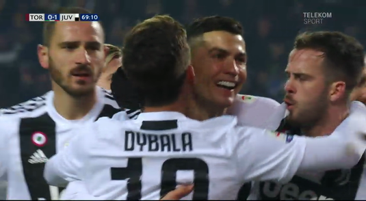 VIDEO | Ronaldo şi atât! Juventus câştigă Derby della Mole după golul portughezului. Torino - Juventus 0-1