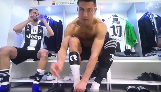 VIDEO | Nu te pune cu Cristiano Ronaldo! Starul portughez, reacţie nervoasă în direct la TV, înaintea meciului cu Napoli