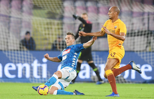AS Roma - Napoli LIVE VIDEO ACUM la Telekom Sport 1. Deschidere rapidă de scor. Super gol marcat de Milik