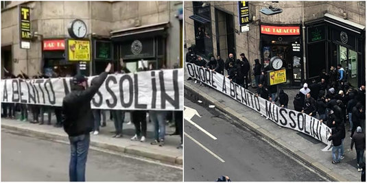 Reacţia oficială a clubului Lazio după ce fanii echipei au afişat un banner care-l omagia pe Mussolini