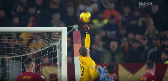 VIDEO | Ce a fost în capul lui?! Portarul lui AS Roma, gafă monumentală cum rar se vede în derby-ul cu Lazio 