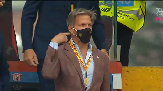 VIDEO | Patronul Parmei, mesaj direct pentru Dennis Man şi echipă după golul românului! Ce a transmis prin gestul său de pe final