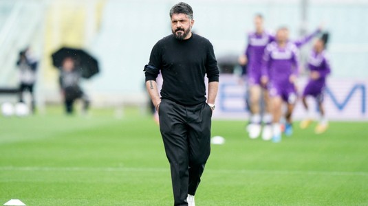 Fiorentina a anunţat despărţirea de Gattuso, la nici o lună de la numirea sa pe banca tehnică