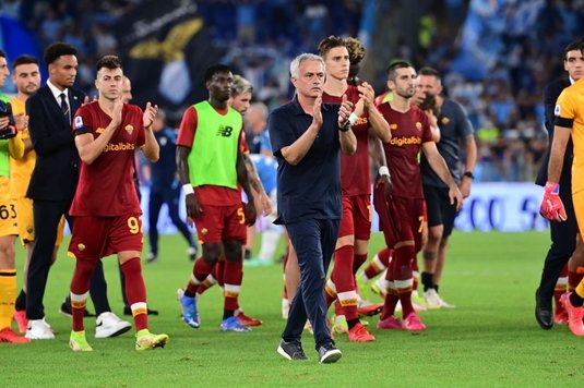 Mourinho, a doua înfrângere pe banca Romei. Ce a declarat după partida cu Lazio: ”Arbitrul şi VAR-ul nu au fost la nivelul meciului”
