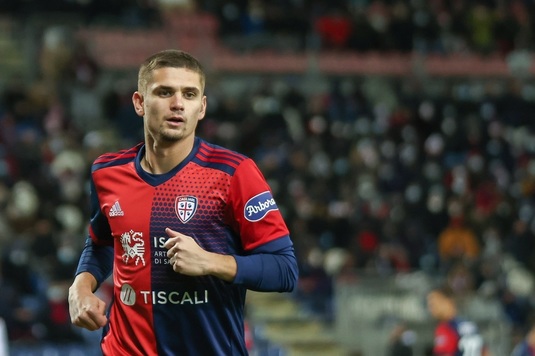 VIDEO | Răzvan Marin, pe val în Serie A. Mijlocaşul român a reuşit din nou să paseze decisiv pentru Cagliari chiar sub ochii lui Chiricheş
