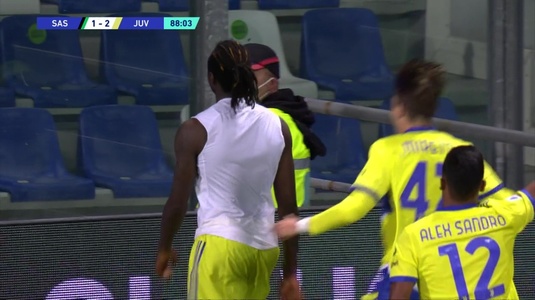 VIDEO | Sassuolo, aproape de o remiză cu Juventus. Kean a dat lovitura în ultimele minute şi a adus victoria torinezilor. Chiricheş a fost integralist