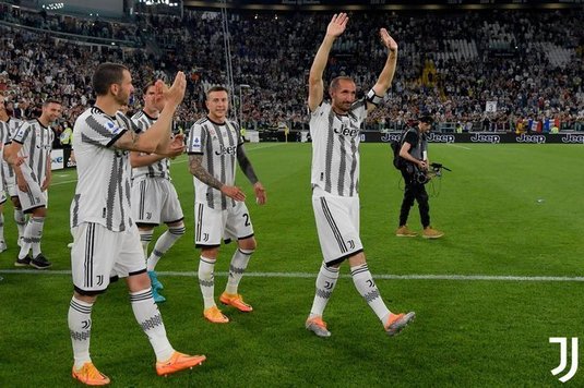 VIDEO Juventus, remiză cu Lazio în Serie A. Momente emoţionante pentru Chiellini, care o părăseşte pe "Bătrâna Doamnă"