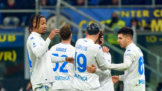 VIDEO | Rezumate Serie A: Empoli a reuşit surpriza etapei în Italia fără Răzvan Marin şi a bătut-o în deplasare pe Inter. Chiricheş şi-a băgat mingea în propria poartă cu Cremonese