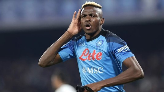 Probleme pentru Napoli. Victor Osimhen va lipsi în meciul cu AC Milan