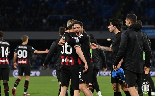 VIDEO | AC Milan a distrus Napoli, în deplasare, scor 4-0! AS Roma şi-a revenit după înfrângerea din derby-ul cu Lazio. Rezumatele zilei din Serie A
