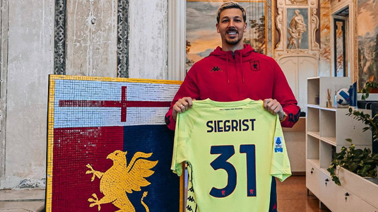 OFICIAL | Scos din poartă de Marius Şumudică, Ben Siegrist a semnat cu Genoa!