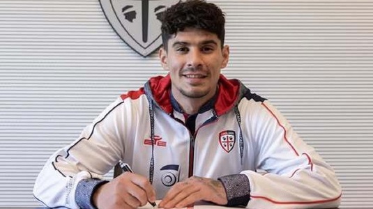 OFICIAL | Florinel Coman, prezentat la Cagliari: "E roş-albastru"