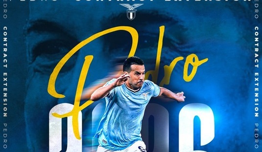 OFICIAL | Legenda lui Pedro în ”Cetatea Eternă” continuă. Campionul mondial veteran va mai juca la Lazio