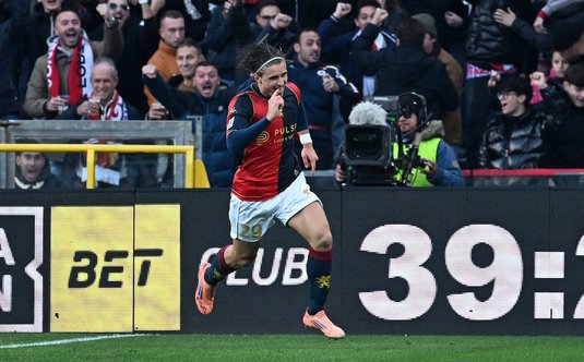 Genoa respiră! ”Grifonul” a obţinut a doua victorie în Serie A şi a părăsit zona retrogradabilă. De Rossi a câştigat în premieră în faţa publicului genovez