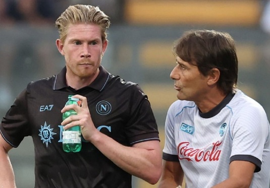 Atac la Conte. De Bruyne, ”săgeţi” după plecarea antrenorului italian de la Napoli: ”Nu ar fi trebuit să rămână”
