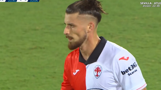 Seară de coşmar pentru Radu Drăguşin! Fiorentina, umilită la Centenar: 0-3 cu Frosinone. Bîrligea a intrat în minutul 89