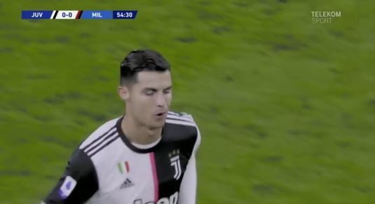 VIDEO Cristiano Ronaldo schimbat în minutul 54. Starul portughez l-ar fi înjurat pe Sarri şi a plecat imediat după meci, fără să discute cu nimeni