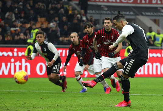 AC Milan - Juventus 1-1, în prima manşă a semifinalelor Cupei Italiei. Egal in extremis obţinut de Bătrâna Doamnă, după un meci dominat de "rossoneri"