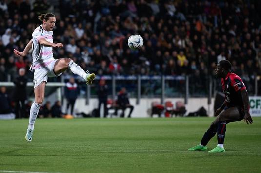 Serie A | Juventus, egal obţinut pe final în meciul cu Cagliari, datorită unui autogol
