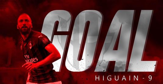 VIDEO | Higuain la primul gol pentru AC Milan, chiar împotriva fostei sale echipe