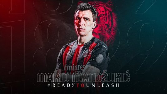 OFICIAL Mario Mandzukic a fost transferat de AC Milan. Ce număr va purta pe tricou