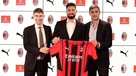 OFICIAL | Olivier Giroud a fost prezentat la AC Milan. Pe câte sezoane a semnat atacantul francez