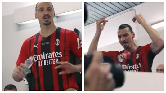 VIDEO | "Ibra", discurs de lider adevărat după titlul câştigat de AC Milan. Tătăruşanu, martor! Zlatan a răsturnat masa la final