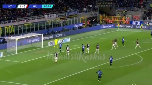 VIDEO | 6 colegi împotriva lui Ciprian Tătăruşanu! Gestul care i-a dat de gol în derby-ul Inter - Milan