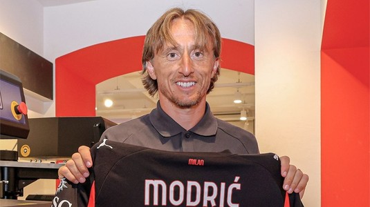 OFICIAL | Luka Modric, prezentat la AC Milan. Mesajul croatului: "Trebuie să luptăm pentru titluri"